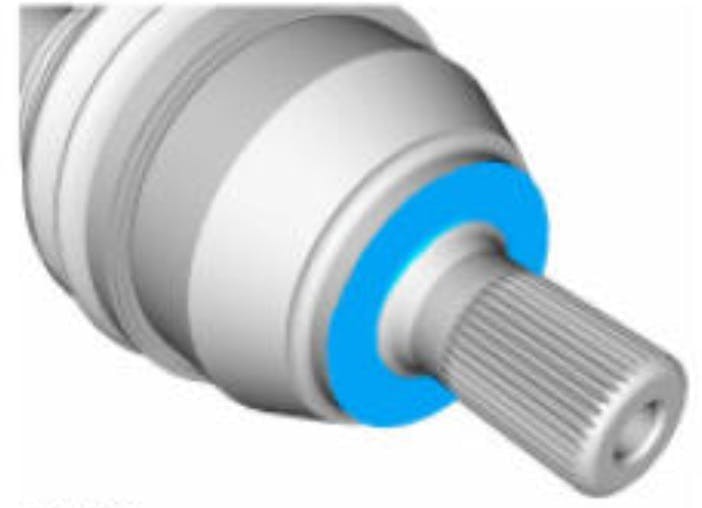 Apply chassis grease to the mating surface. Apply chassis grease to the mating surface.