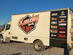 Brent Kaucky had to adapt after his previous truck was totaled in an accident. Brent Kaucky had to adapt after his previous truck was totaled in an accident.