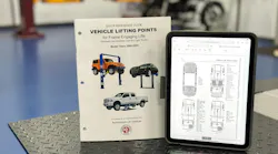 ALI 2025 Vehicle Lifting Points Guide