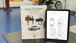 ALI 2025 Vehicle Lifting Points Guide ALI 2025 Vehicle Lifting Points Guide
