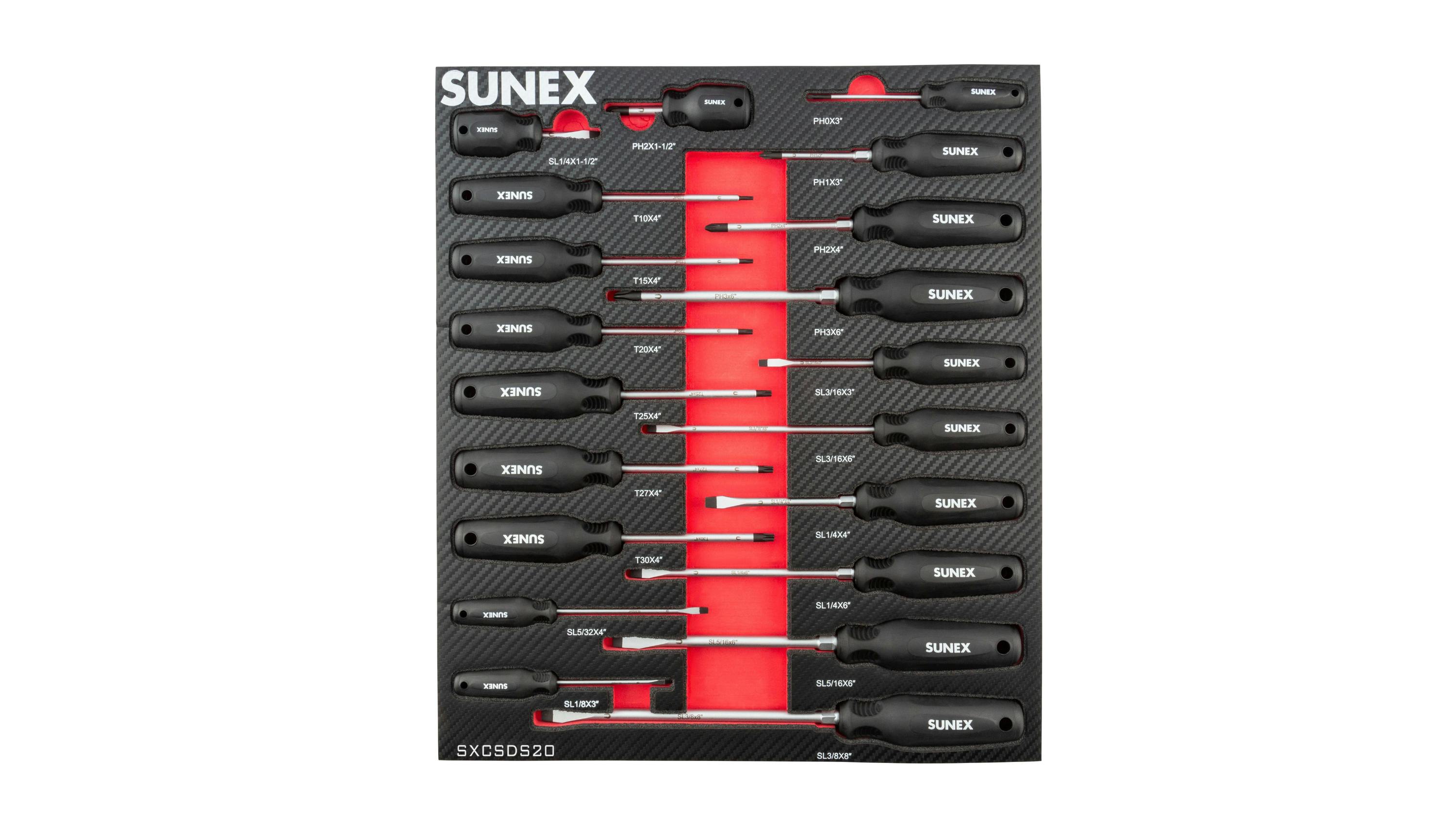 sunex 20 pc set