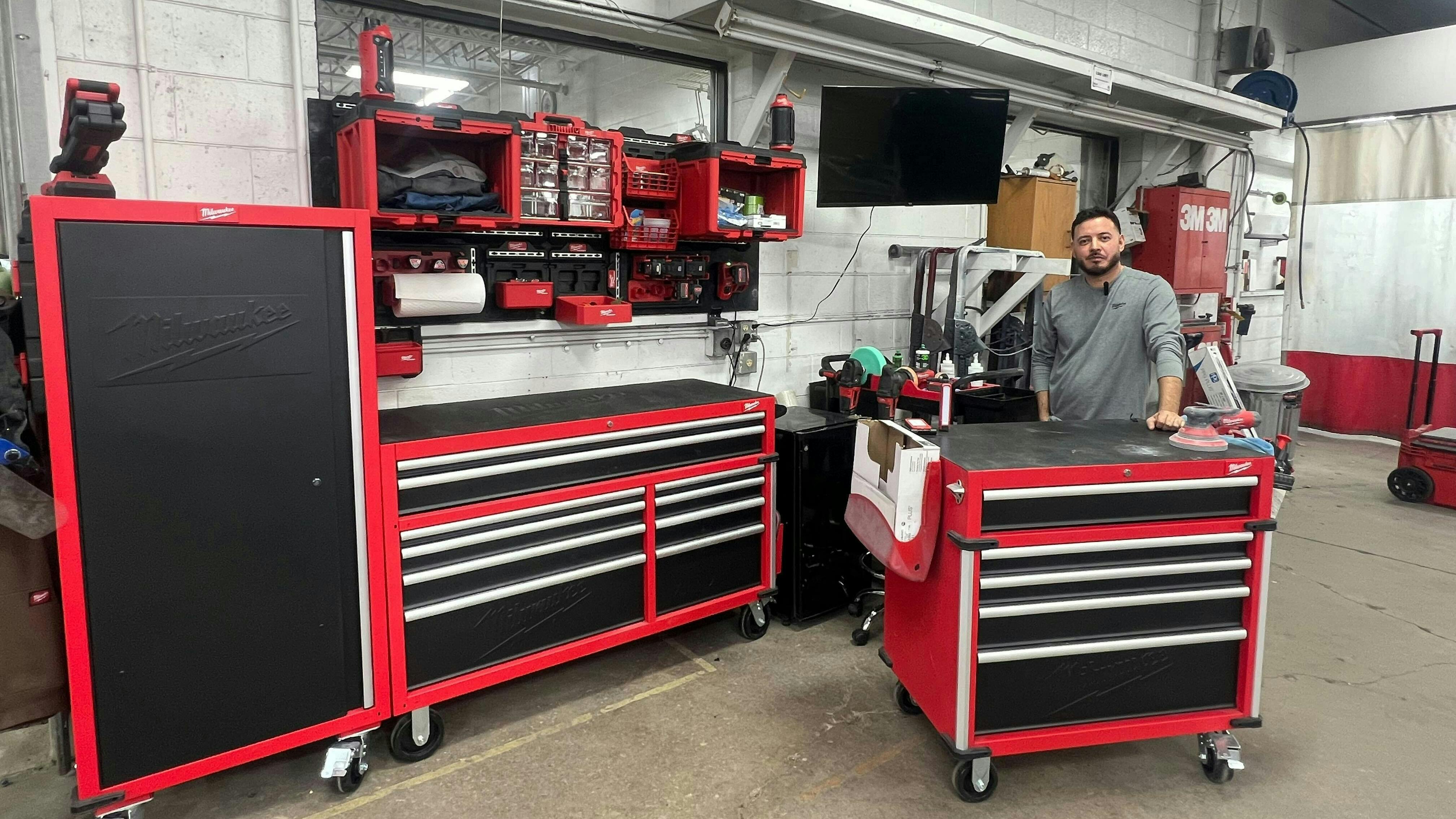 Salazar's Milwaukee Tool setup