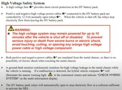 High Voltage Safety System High Voltage Safety System