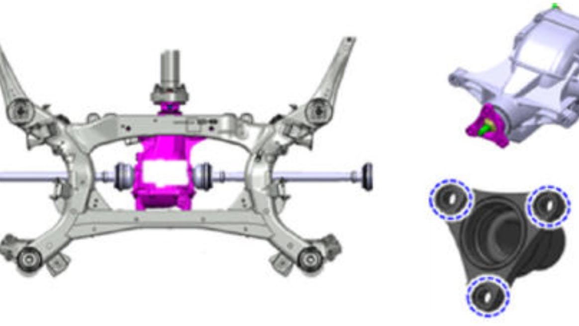 Rear differential flanges may require bolts and a washer or bolt, nut and washer.