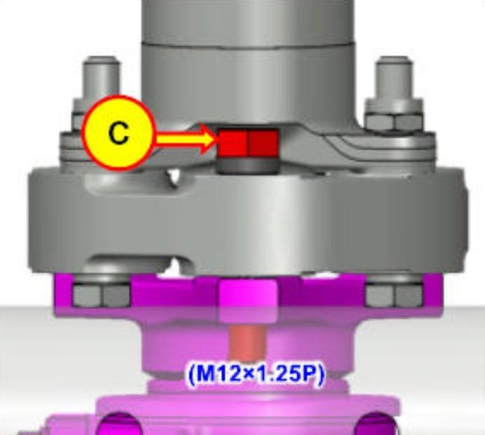 TAP-type bolts for threaded flanges.