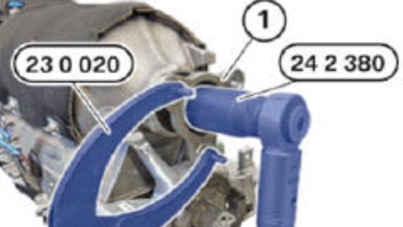 While holding the flange stationary, torque the new collar nut to 60 Nm (44.25 ft-lb).