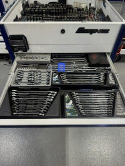 With a supply of tools as big as Hess', he refuses to let his organization falter. With a supply of tools as big as Hess', he refuses to let his organization falter.