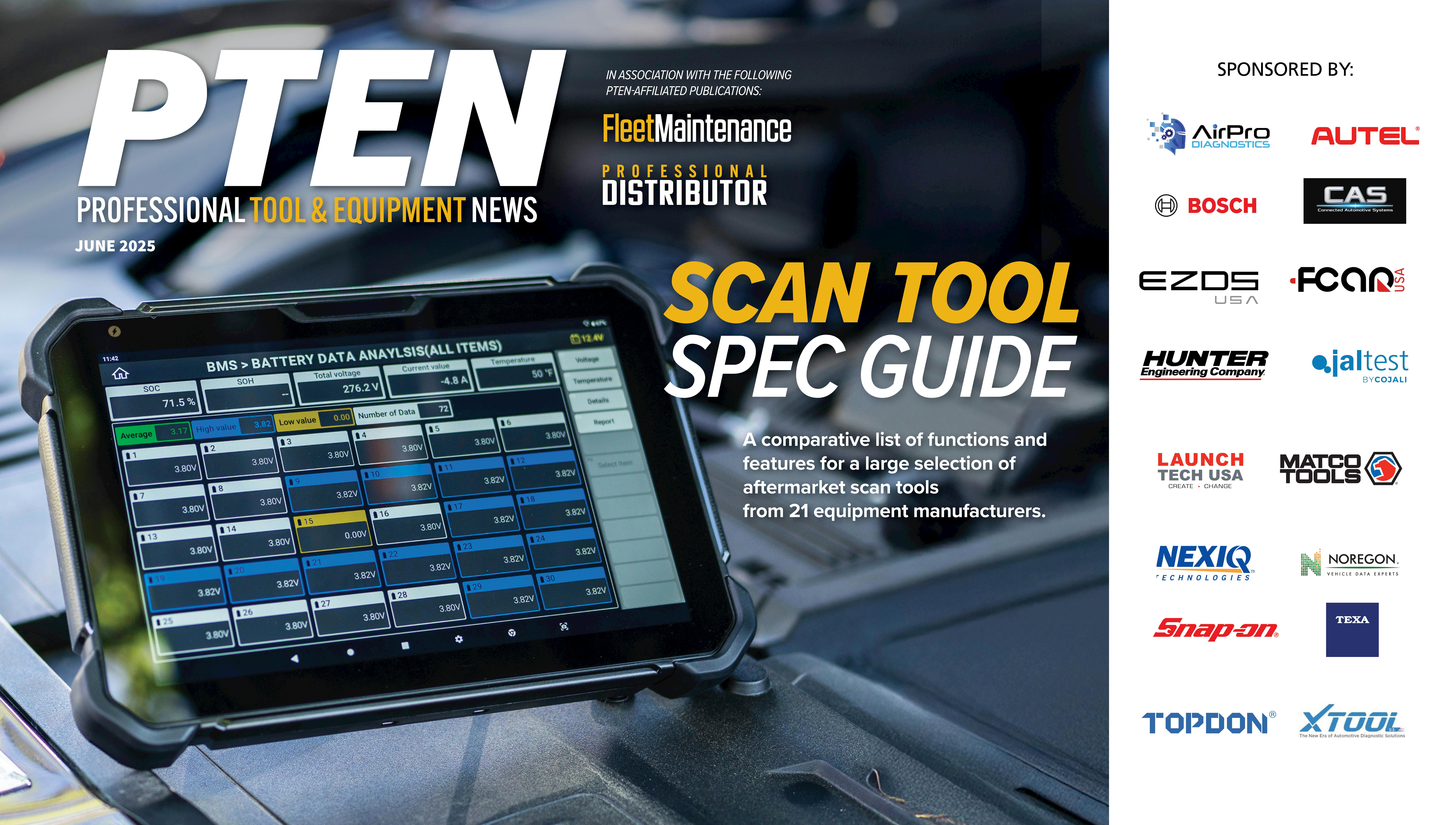 2025 Scan Tool Spec Guide