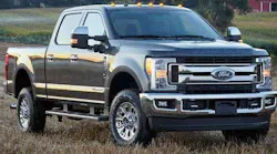 Some 2022 Ford F-Super Duty trucks built on or before July 31, 2022, and equipped with a 10R140 automatic transmission may exhibit a fluid leak from the selector shaft seal. This may be caused by a crack in the manual shaft.