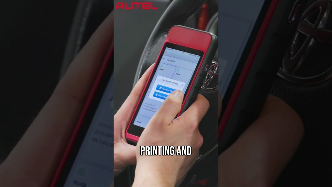 The MD909PRO Can Access Freeze And Live Data