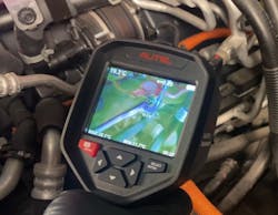 The use of a thermal imager will help diagnose the heat pump system by identifying hot/cold zones, reversing functions and proper refrigerant flow. The use of a thermal imager will help diagnose the heat pump system by identifying hot/cold zones, reversing functions and proper refrigerant flow.