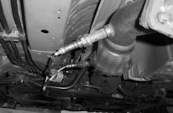 Spacing out rear O2 sensors with spark plug non-foulers have been used with varying effectiveness for years to try and desensitize the downstream sensors by moving them out of the direct exhaust flow. This practice is not only highly illegal but has been made mostly ineffective by some of the more advanced OSC testing procedures in newer vehicle models. Spacing out rear O2 sensors with spark plug non-foulers have been used with varying effectiveness for years to try and desensitize the downstream sensors by moving them out of the direct exhaust flow. This practice is not only highly illegal but has been made mostly ineffective by some of the more advanced OSC testing procedures in newer vehicle models.