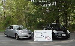 In 2004 ACDC had two Hybrids to teach with. A 2000 Honda Insight and a 2004 Toyota Prius. In 2004 ACDC had two Hybrids to teach with. A 2000 Honda Insight and a 2004 Toyota Prius.