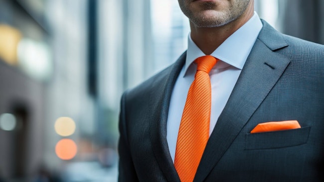 68788a0f5a8c14168947a2b5 Fall Leadership Orange Tie