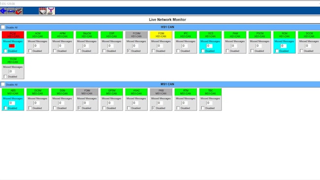 Figure 1 - The PCM would lose communication only after successfully communicating and following up with a key-off event. A subsequent key-on event would leave the PCM unresponsive.