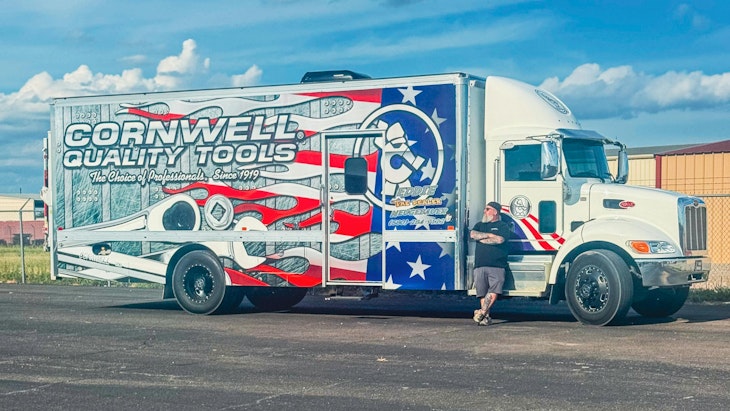 Neugebauer was excited to upgrade to a bigger truck with more room for inventory.