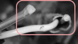 Inspect wiring for damage. Inspect wiring for damage.