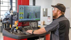 Hunter Engineering's Hawkeye Elite Alignment Machine Hunter Engineering's Hawkeye Elite Alignment Machine