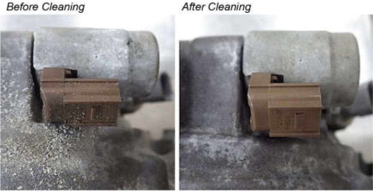 Clean the solenoid mounting area before removal. Torque each solenoid bolt to 9 ft.-lb.