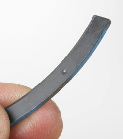 If top compression and/or second rings feature a small dot or is stamped with the word “TOP,” this refers to ring orientation, not ring groove location. The stamping or dot must face upward toward the piston dome when installed. If top compression and/or second rings feature a small dot or is stamped with the word “TOP,” this refers to ring orientation, not ring groove location. The stamping or dot must face upward toward the piston dome when installed.