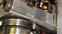 The intake cam lobes were significantly worn, and the reason for the driveability concern. Under higher rpm, the cylinders of bank #1 starved for air and created the misfire. This caused the P0300 to be stored. The intake cam lobes were significantly worn, and the reason for the driveability concern. Under higher rpm, the cylinders of bank #1 starved for air and created the misfire. This caused the P0300 to be stored.