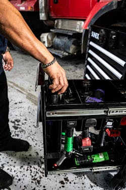 Power drawers are becoming more in demand with technicians, offering a convenient space for power tools. Power drawers are becoming more in demand with technicians, offering a convenient space for power tools.