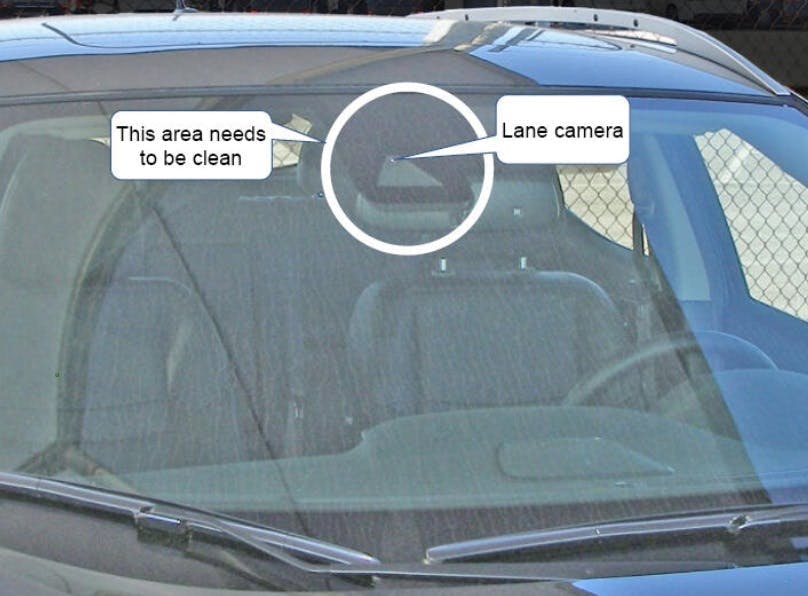 The viewing window must remain clean and free of obstruction.