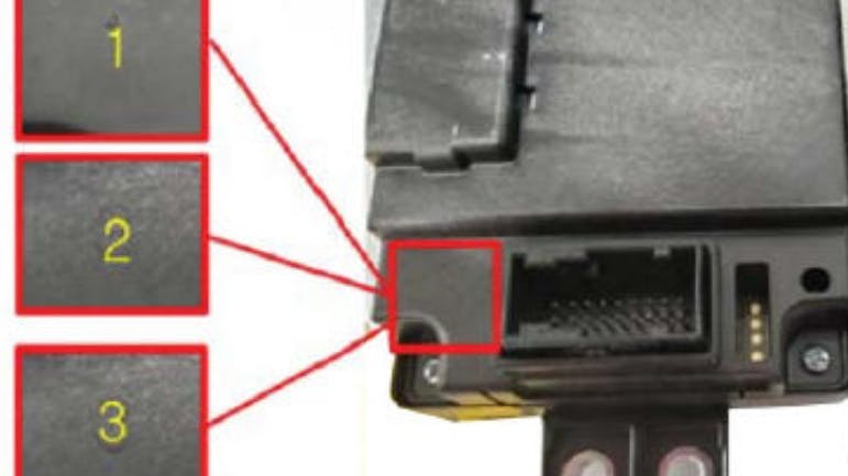 Number location on the GSM.