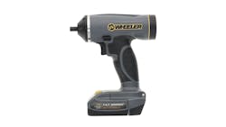 a gray cordless electric torque wrench a gray cordless electric torque wrench