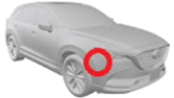 Location of cracks. Location of cracks.