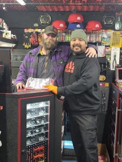 Robert Robinson With Another Customer Robert Robinson With Another Customer