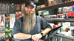 Robert Robinson inside his truck Robert Robinson inside his truck