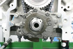 Unlike distributor-equipped engines that can be primed by turning the oil pump shaft with a drill, many of today’s engines feature front-mounted, crankshaft-driven oil pumps. Unlike distributor-equipped engines that can be primed by turning the oil pump shaft with a drill, many of today’s engines feature front-mounted, crankshaft-driven oil pumps.