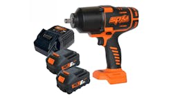 SP Tools USA 18V 1/2' SX Drive High-Torque Impact Wrench Kit, No. SP83130US SP Tools USA 18V 1/2' SX Drive High-Torque Impact Wrench Kit, No. SP83130US