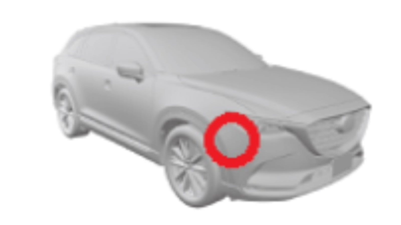 Location of the cracks.