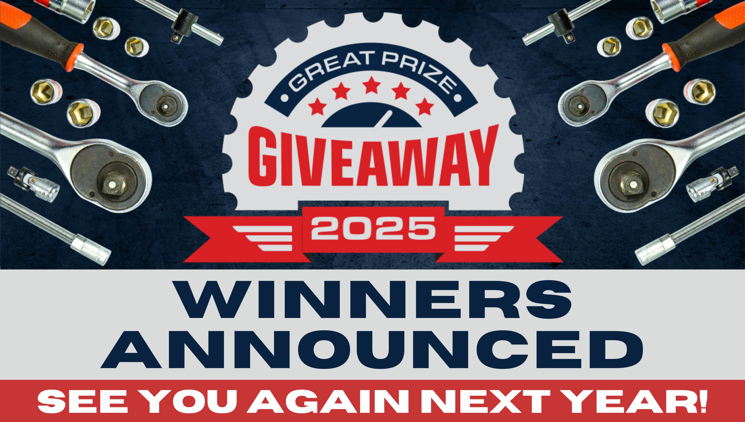 2025 PTEN Great Prize Giveaways Winners