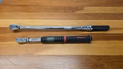 Precision Instruments. Digital wrenches (bottom) offer high repeatability. Traditional click-type wrenches (top) must be stored at their lowest setting to prevent calibration drift. Precision Instruments. Digital wrenches (bottom) offer high repeatability. Traditional click-type wrenches (top) must be stored at their lowest setting to prevent calibration drift.