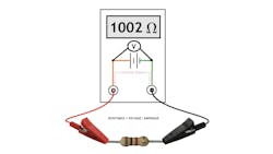 The ohmmeter outputs a small current of a known value and measures voltage drop in the circuit. The idea is that resistance= voltage/amperage is Ohm’s Law. The problem is that this small current doesn’t load the circuits properly, and as a result, the resistance test frequently fails to indicate a circuit fault. The ohmmeter outputs a small current of a known value and measures voltage drop in the circuit. The idea is that resistance= voltage/amperage is Ohm’s Law. The problem is that this small current doesn’t load the circuits properly, and as a result, the resistance test frequently fails to indicate a circuit fault.