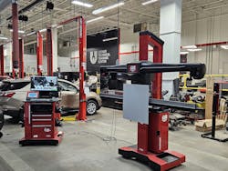 Because ADAS is so interdependent on accurate wheel alignment, equipment manufacturers like Hunter Engineering Company and their Ultimate ADAS system now facilitate wheel alignment and static ADAS calibration with the same equipment. This helps ensure error-free and accurate calibrations. Because ADAS is so interdependent on accurate wheel alignment, equipment manufacturers like Hunter Engineering Company and their Ultimate ADAS system now facilitate wheel alignment and static ADAS calibration with the same equipment. This helps ensure error-free and accurate calibrations.