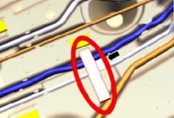 Install a stack of three foam patches. Install a stack of three foam patches.