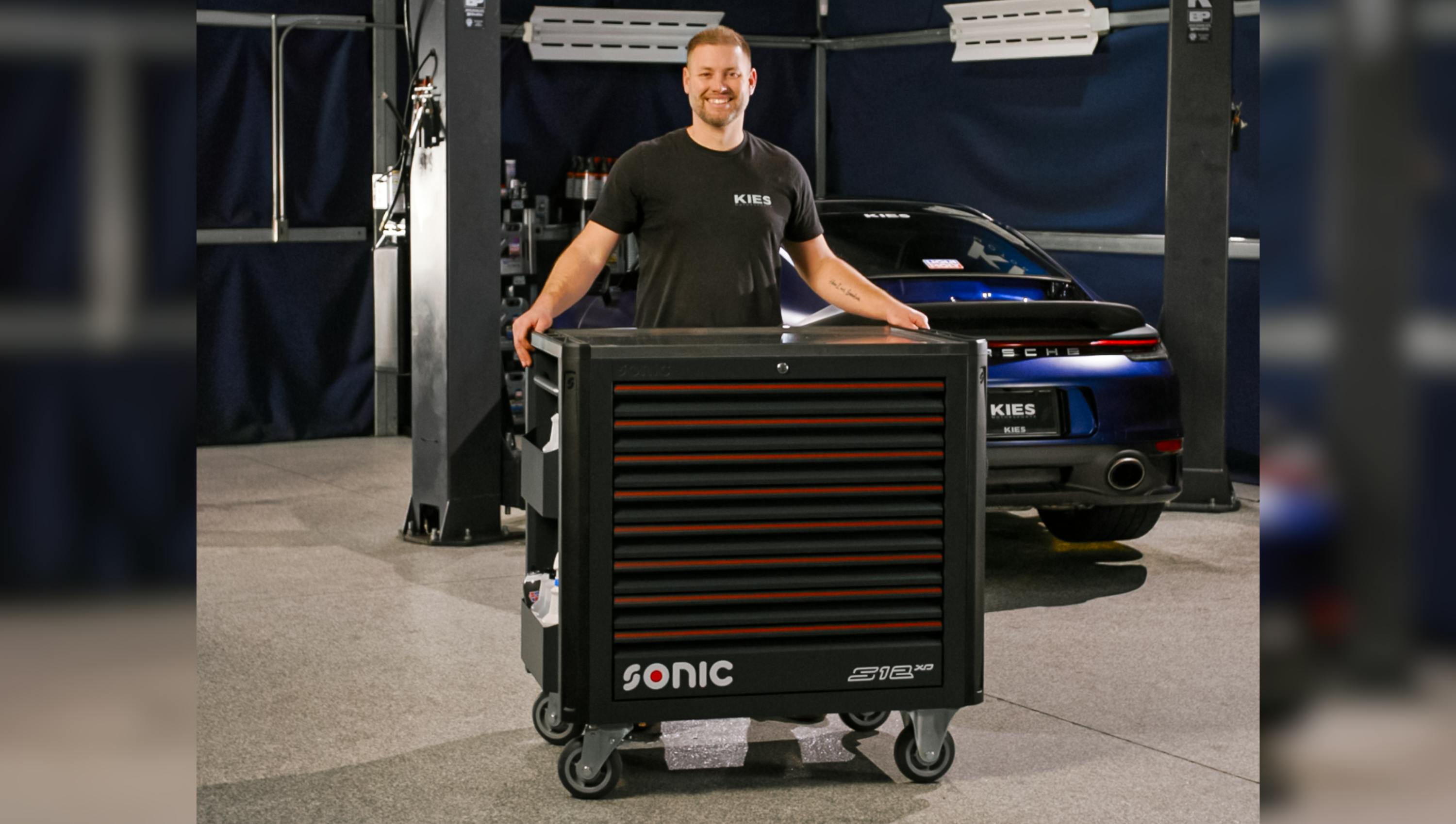 Kiefer's favorite part of his toolbox is how organized it is ... and the fact that it came pre-organized doesn't hurt either!