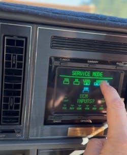 Figure 1 – Mid 80’s Buick Reatta In-Car Scan Data Figure 1 – Mid 80’s Buick Reatta In-Car Scan Data