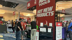 Attendees checking out the latest in Mac's toolbox line.