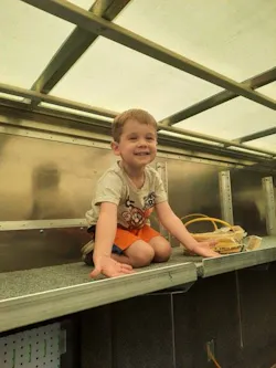 Wampler's son was a part of the process from start to finish. Wampler's son was a part of the process from start to finish.