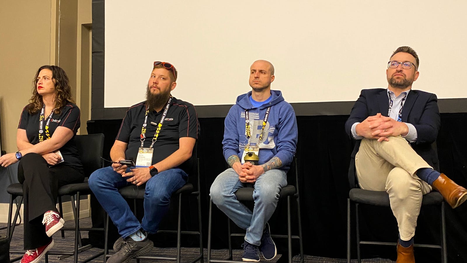 Tim Dwyer, VISION Education Committee Chair, moderated a four-person panel discussion on Friday, March 6, at the VISION Hi-Tech Training and Expo Educator Think Tank.