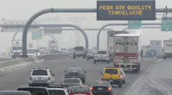 Smog over Ogden, Utah.