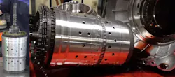 This image compares the GM clutch carrier (left) and the Ford 10-speed CDF drum (right), both of which are known wear points. Bushing movement and bore wear can damage sealing surfaces, leading to internal pressure leakage, reduced clutch apply pressure, and inconsistent shift timing. This image compares the GM clutch carrier (left) and the Ford 10-speed CDF drum (right), both of which are known wear points. Bushing movement and bore wear can damage sealing surfaces, leading to internal pressure leakage, reduced clutch apply pressure, and inconsistent shift timing.