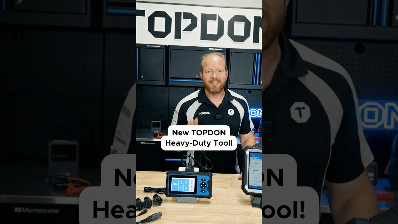 New heavy duty diagnostic tool from TOPDON 🔥￼
