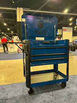 Matco Tools introduced a sapphire blue option for its tool storage.