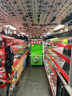 A look inside Curtiss Ryan’s truck shows a focus on high-turn items, including specialty sockets and service tools that support routine tire and wheel work. A look inside Curtiss Ryan’s truck shows a focus on high-turn items, including specialty sockets and service tools that support routine tire and wheel work.